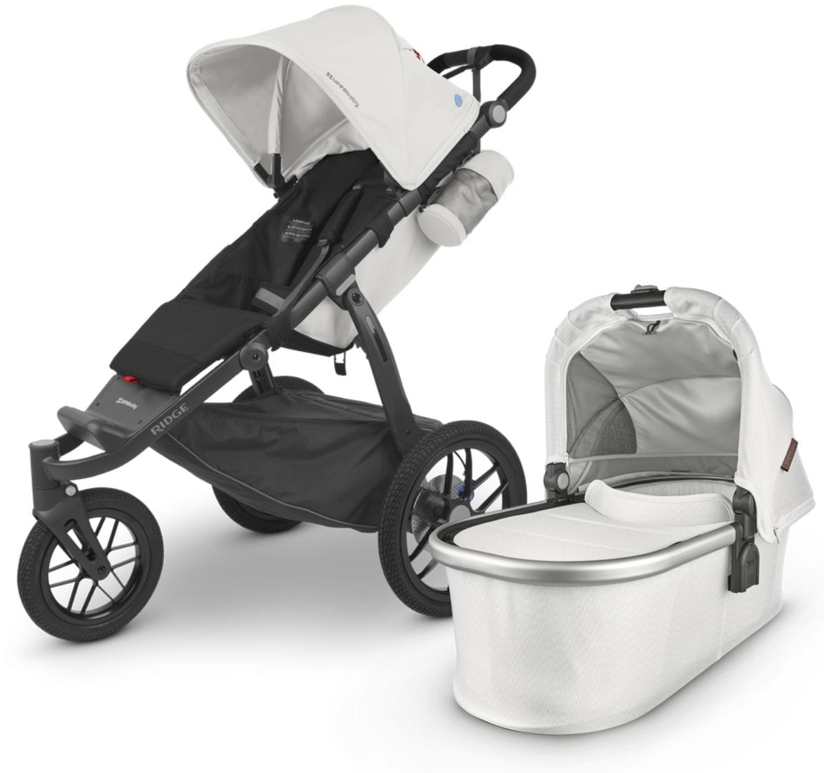 UPPAbaby Ridge Jogging Stroller + Bassinet Bundle - Bryce / Bryce - 1402-RDG-US-BRY-0920-BAS-NA-BRY