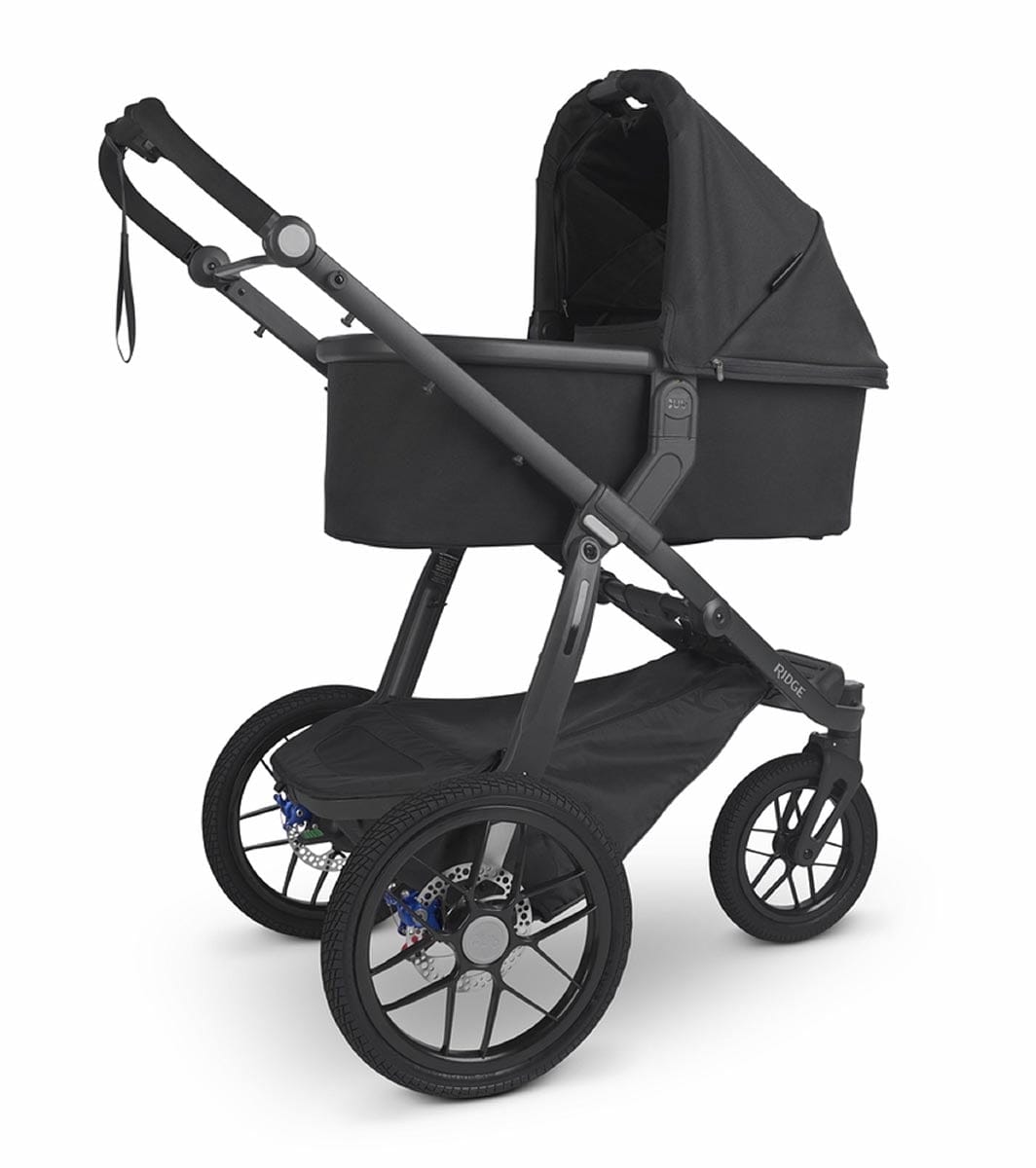 UPPAbaby Ridge Jogging Stroller + Bassinet Bundle - Reggie / Jake - 1402-RDG-US-REG-0920-BAS-NA-JKE