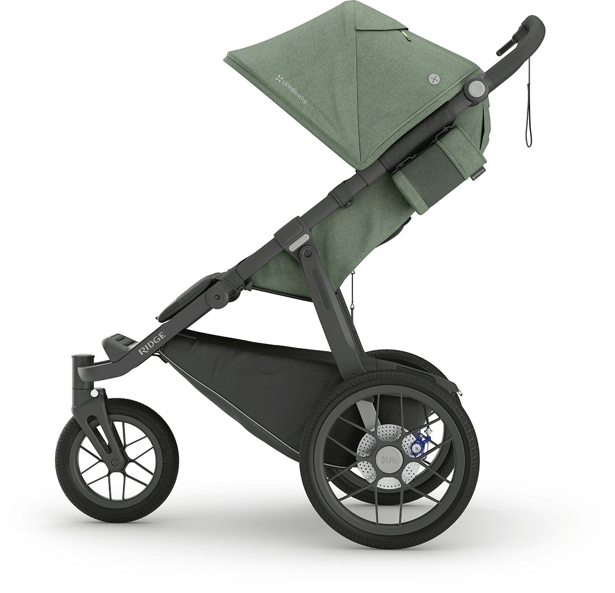 UPPAbaby Ridge Jogging Stroller - Gwen (Green Melange / Carbon) - 1402-RDG-US-GWN