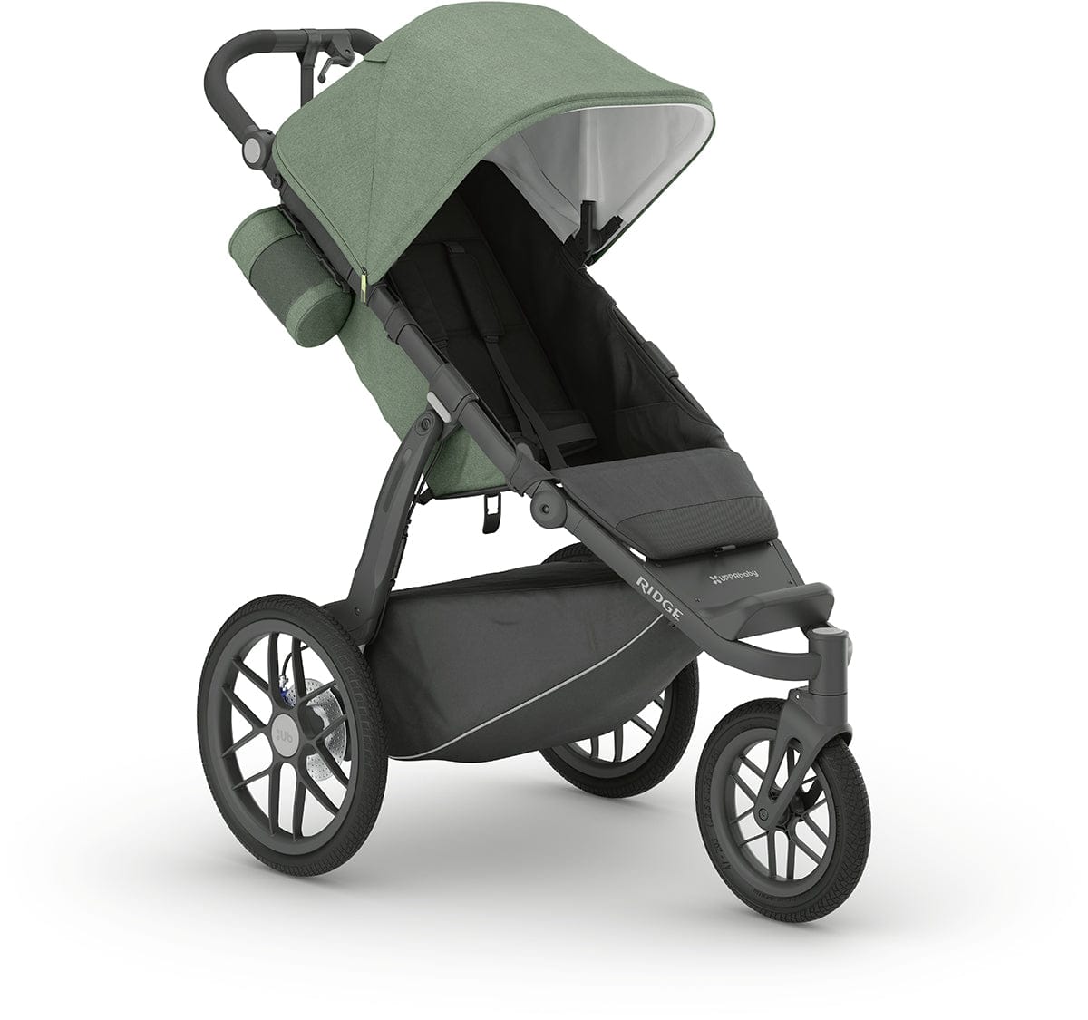 UPPAbaby Ridge Jogging Stroller - Gwen (Green Melange / Carbon) - 1402-RDG-US-GWN