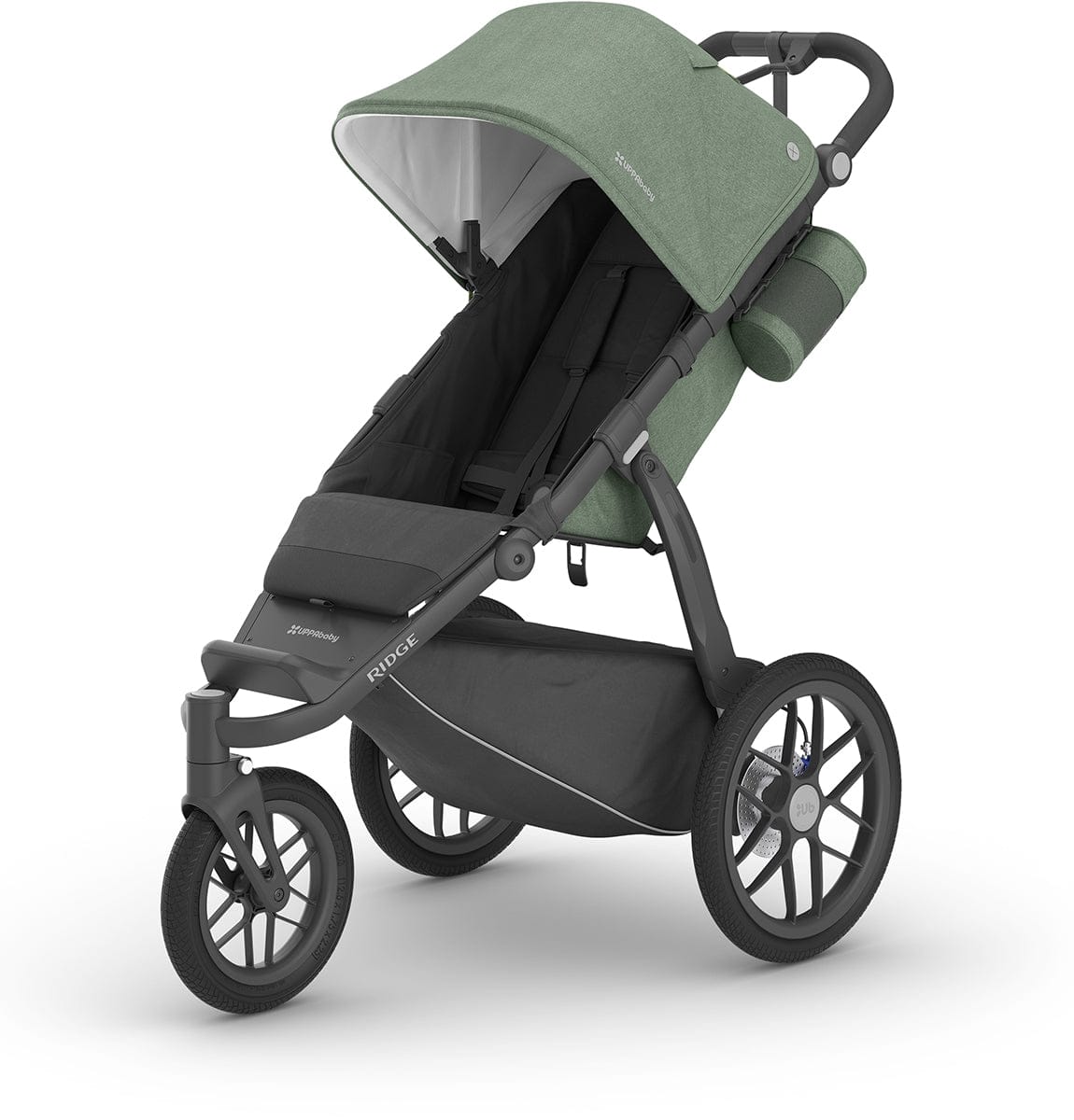 UPPAbaby Ridge Jogging Stroller - Gwen (Green Melange / Carbon) - 1402-RDG-US-GWN