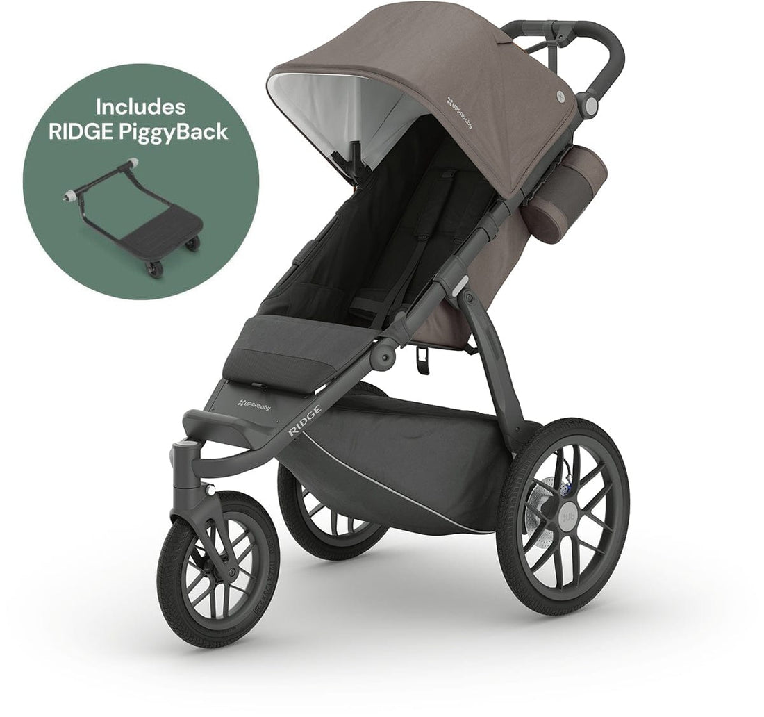 UPPAbaby Ridge Jogging Stroller + PiggyBack Ride-Along Bundle - Theo - 1402-RDG-US-THO-0901-RPB-WW