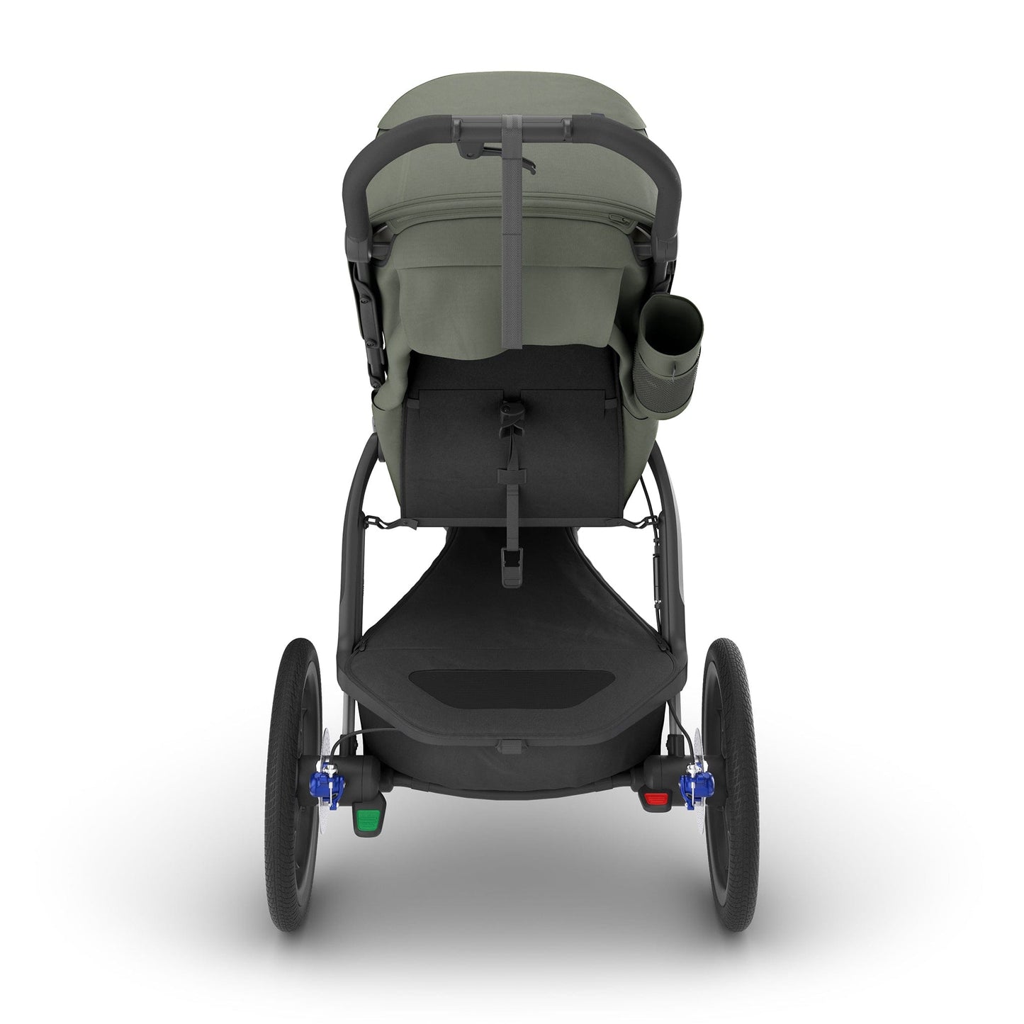 UPPAbaby Ridge V2 Jogging Stroller - Evelyn (Meadow Green / Carbon Frame) - 1403-RDG-NA-EVE