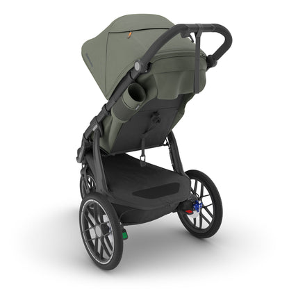 UPPAbaby Ridge V2 Jogging Stroller - Evelyn (Meadow Green / Carbon Frame) - 1403-RDG-NA-EVE