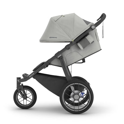 UPPAbaby Ridge V2 Jogging Stroller - Savannah (Pearl Grey / Carbon Frame) - 1403-RDG-NA-SAV