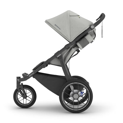 UPPAbaby Ridge V2 Jogging Stroller - Savannah (Pearl Grey / Carbon Frame) - 1403-RDG-NA-SAV