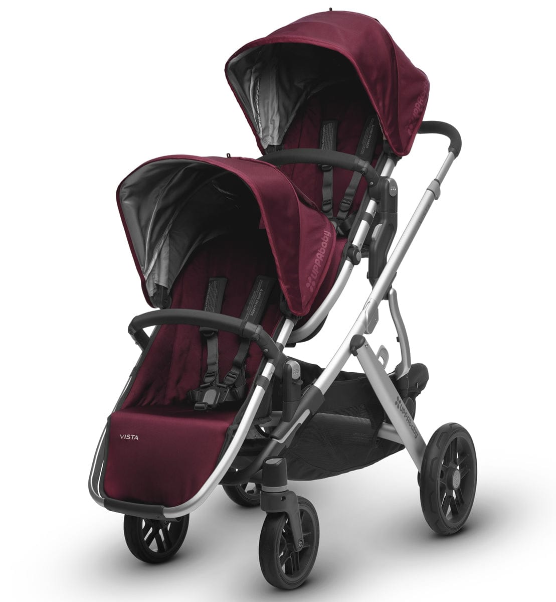 UPPAbaby 2017 RumbleSeat - Dennison (Bordeaux/Silver)