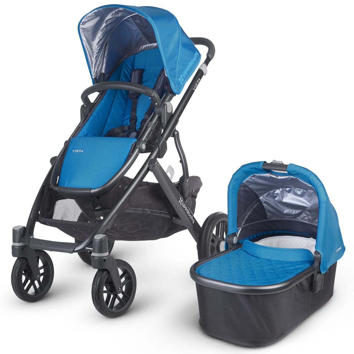 UPPAbaby 2016 VISTA Stroller - Georgie (Marine Blue/Carbon)