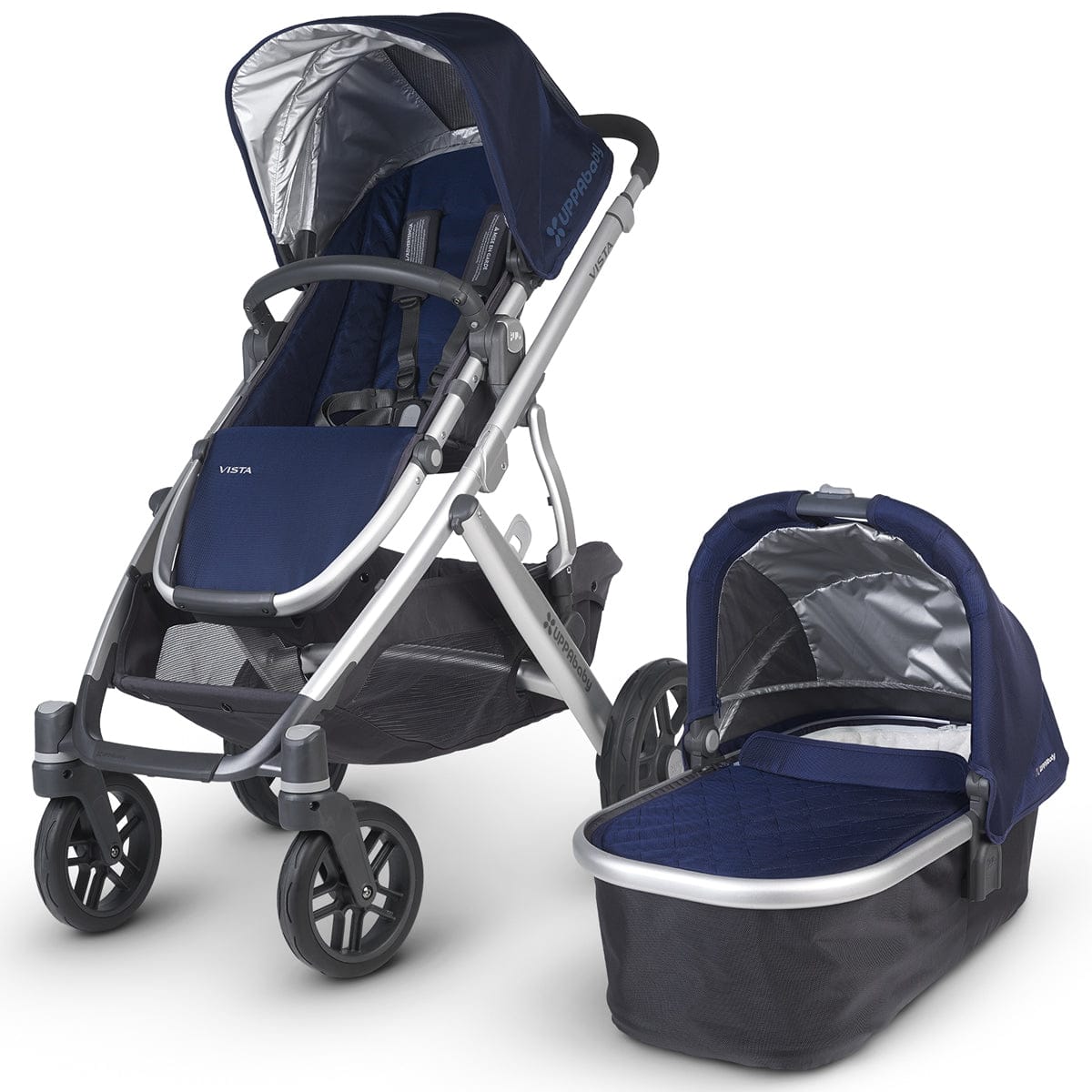 UPPAbaby 2016 VISTA Stroller - Taylor (Indigo/Silver)
