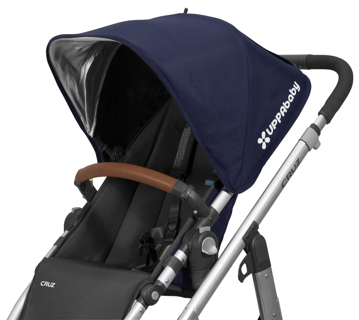 UPPAbaby Vista/Cruz Leather Bumper Bar Cover - Saddle - 0917-LBP-WW-SDL