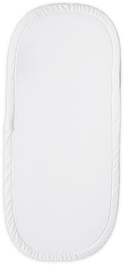 UPPAbaby Vista, Cruz, Ridge Bassinet V3 - Callum (Stone Blue / Silver Frame) - 0903-BAS-NA-CLM