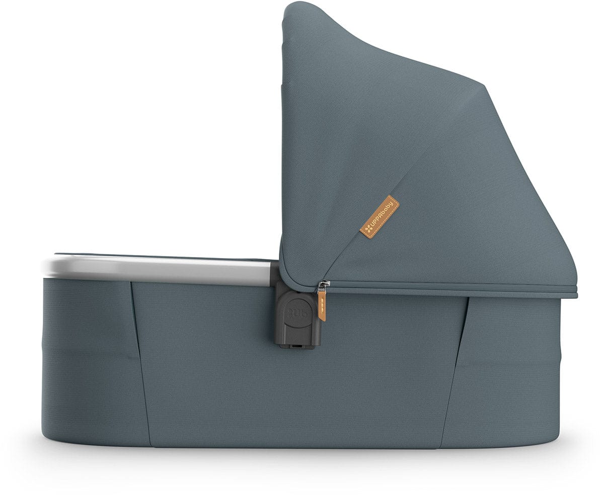 UPPAbaby Vista, Cruz, Ridge Bassinet V3 - Callum (Stone Blue / Silver Frame) - 0903-BAS-NA-CLM