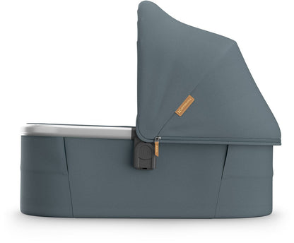 UPPAbaby Vista, Cruz, Ridge Bassinet V3 - Callum (Stone Blue / Silver Frame) - 0903-BAS-NA-CLM