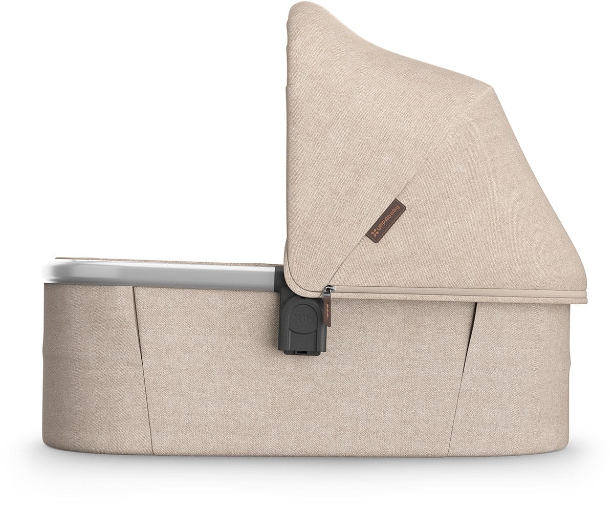 UPPAbaby Vista, Cruz, Ridge Bassinet V3 - Declan (Oat Melange / Silver Frame) - 0903-BAS-NA-DCL