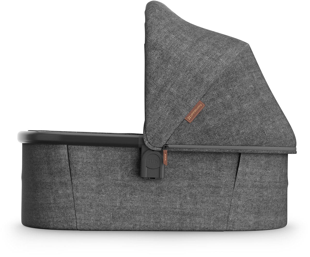 UPPAbaby Vista, Cruz, Ridge Bassinet V3 - Greyson (Charcoal Melange / Carbon Frame) - 0903-BAS-NA-GRY