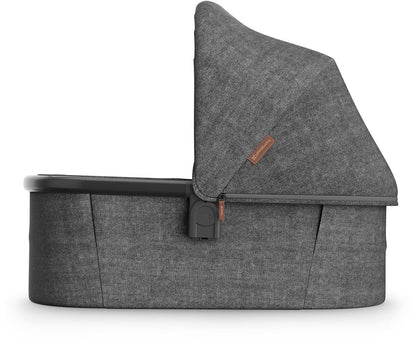 UPPAbaby Vista, Cruz, Ridge Bassinet V3 - Greyson (Charcoal Melange / Carbon Frame) - 0903-BAS-NA-GRY