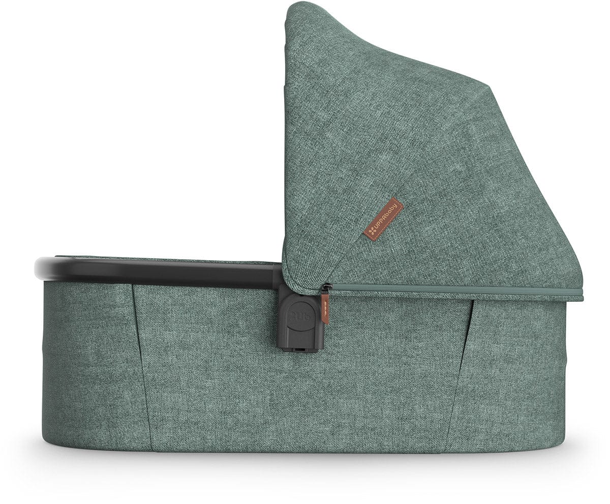 UPPAbaby Vista, Cruz, Ridge Bassinet V3 - Gwen (Green Melange / Carbon Frame) - 0903-BAS-NA-GWN