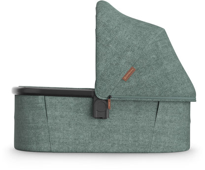 UPPAbaby Vista, Cruz, Ridge Bassinet V3 - Gwen (Green Melange / Carbon Frame) - 0903-BAS-NA-GWN