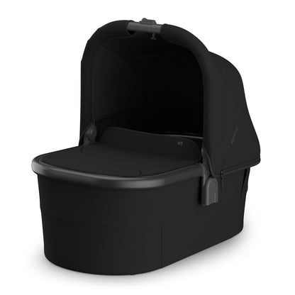 UPPAbaby Vista, Cruz, Ridge Bassinet V3 - James (Black / Carbon Frame) - 0903-BAS-NA-JMS