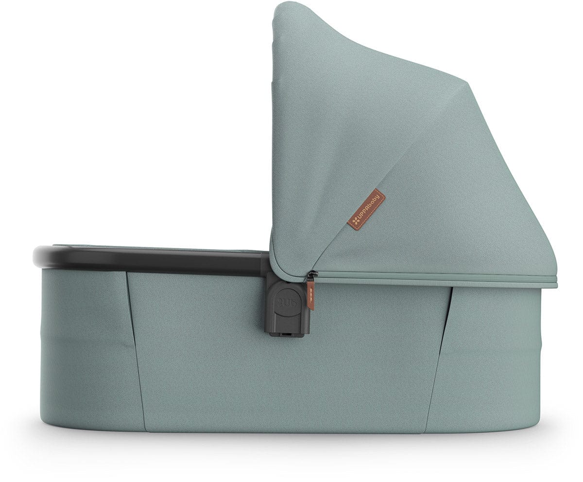 UPPAbaby Vista, Cruz, Ridge Bassinet V3 - Kenzi (Mystic Aqua / Carbon Frame) - 0903-BAS-NA-KNZ
