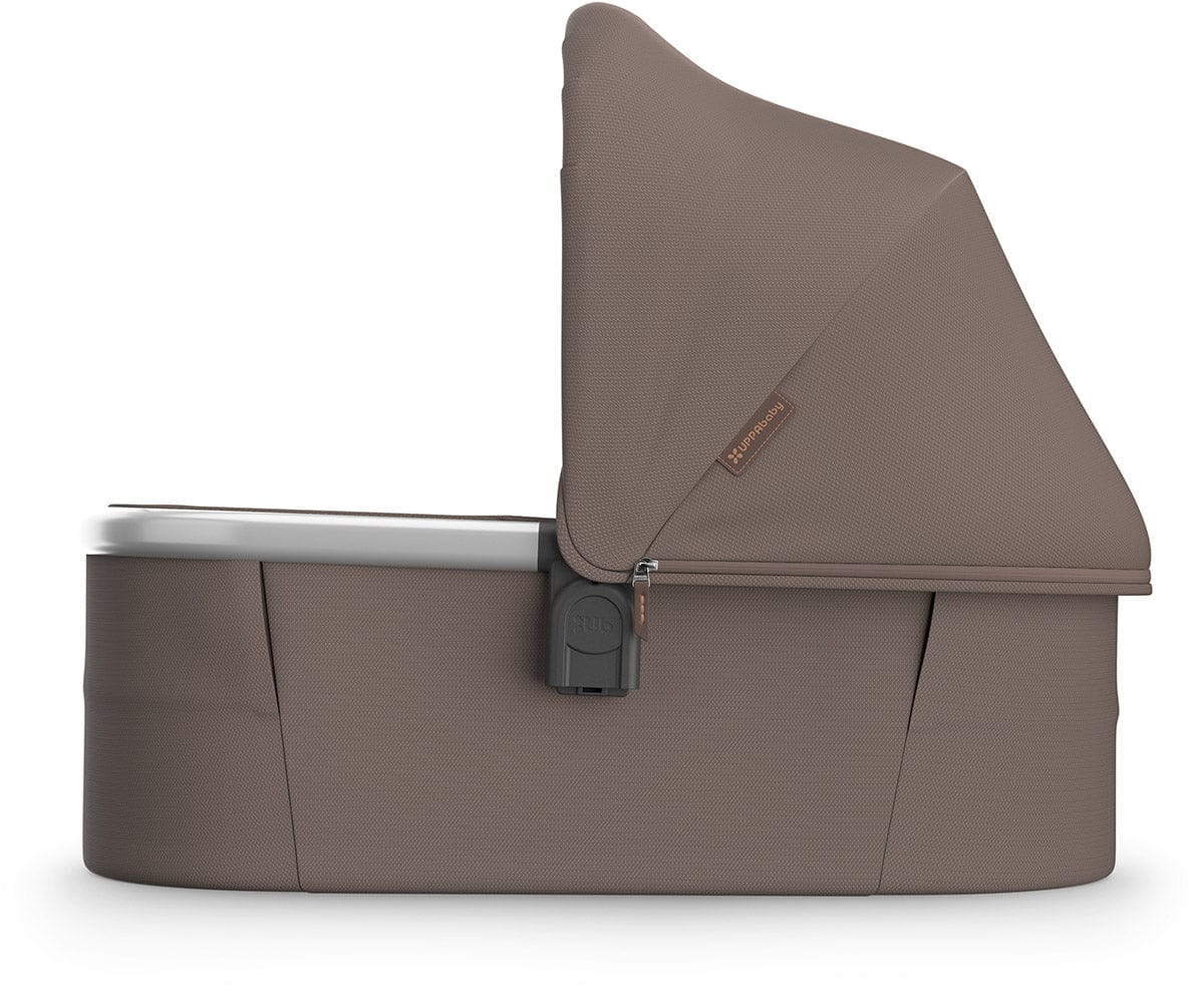 UPPAbaby Vista, Cruz, Ridge Bassinet V3 - Theo (Dark Taupe / Silver Frame) - 0903-BAS-NA-THO