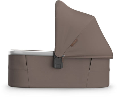 UPPAbaby Vista, Cruz, Ridge Bassinet V3 - Theo (Dark Taupe / Silver Frame) - 0903-BAS-NA-THO