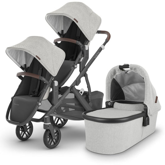 UPPAbaby VISTA V2 Double Stroller Bundle with Rumble Seat V2+ - Anthony - DBL-0320-VIS-US-ATH-RV2P