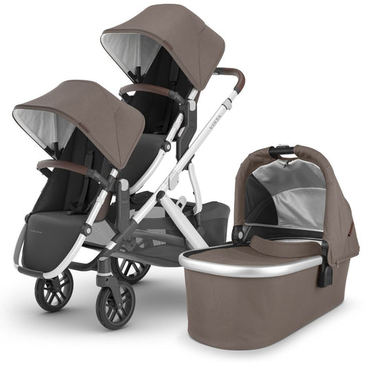 UPPAbaby VISTA V2 Double Stroller Bundle with Rumble Seat V2+ - Theo - DBL-0320-VIS-US-THO-RV2P