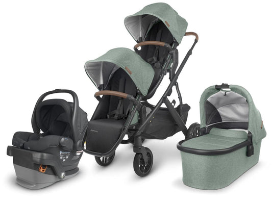 UPPAbaby VISTA V2 Double Stroller + MESA V2 Travel System Bundle - Gwen / Jake