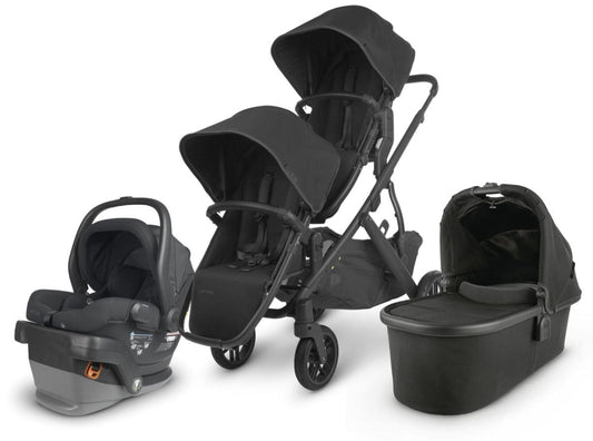 UPPAbaby VISTA V2 Double Stroller + MESA V2 Travel System Bundle - Jake / Jake - DBLTRVL-MESAV2-0320-VIS-US-JKE