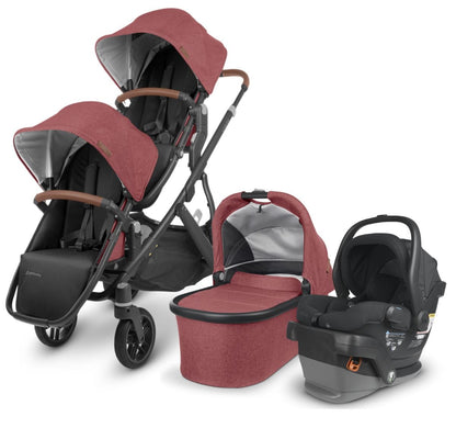 UPPAbaby VISTA V2 Double Stroller + MESA V2 Travel System Bundle - Lucy / Jake - DBLTRVL-MESAV2-0320-VIS-US-LCY-JKE