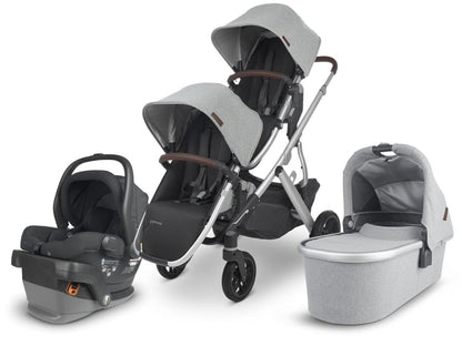 UPPAbaby VISTA V2 Double Stroller + MESA V2 Travel System Bundle - Stella / Jake