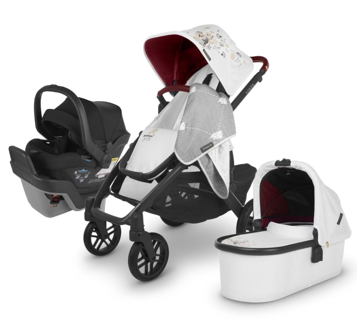UPPAbaby VISTA V2 + MESA MAX Travel System Bundle - Jade Rabbit / Jake