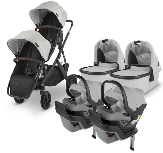UPPAbaby Vista V2 + MESA MAX Twin Travel System Bundle - Anthony