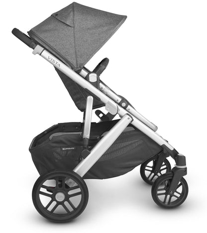 UPPAbaby Vista V2 Single-to-Double Stroller - Jordan (Charcoal Melange) - 0320-VIS-US-JOR