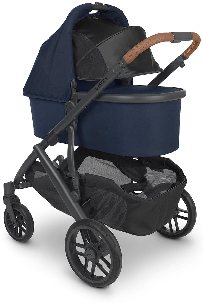 UPPAbaby VISTA V2 Single-to-Double Stroller - Noa (Navy/Carbon/Saddle Leather) - 0320-VIS-US-NOA