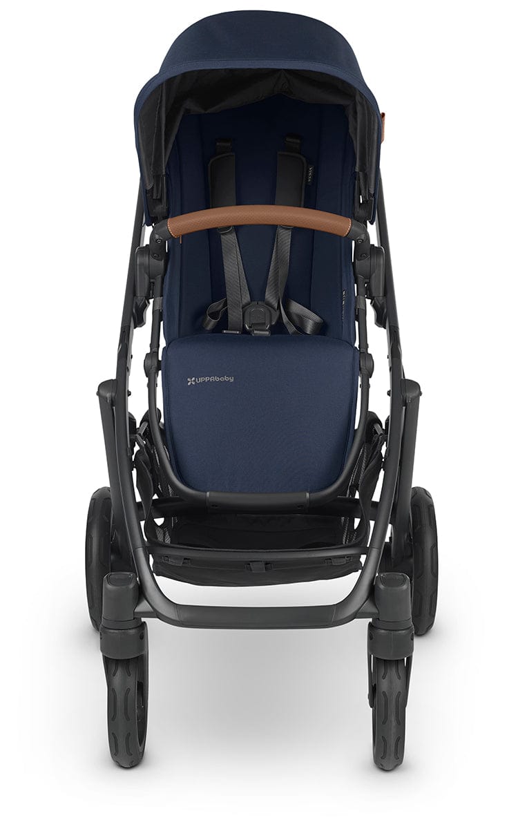 UPPAbaby VISTA V2 Single-to-Double Stroller - Noa (Navy/Carbon/Saddle Leather) - 0320-VIS-US-NOA