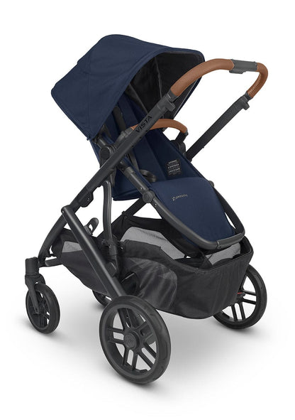 UPPAbaby VISTA V2 Single-to-Double Stroller - Noa (Navy/Carbon/Saddle Leather) - 0320-VIS-US-NOA