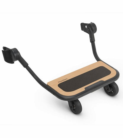 UPPAbaby Vista V2 Single-to-Double Stroller + PiggyBack Ride-Along Bundle - Declan (Oat Melange/Silver/Chestnut Leather) - 0320-VIS-US-DCL-0217