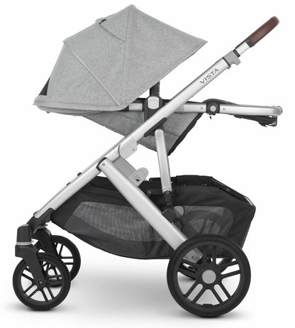 UPPAbaby Vista V2 Single-to-Double Stroller - Stella (Brushed Grey Melange) - 0320-VIS-US-STL