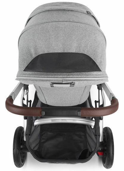 UPPAbaby Vista V2 Single-to-Double Stroller - Stella (Brushed Grey Melange) - 0320-VIS-US-STL