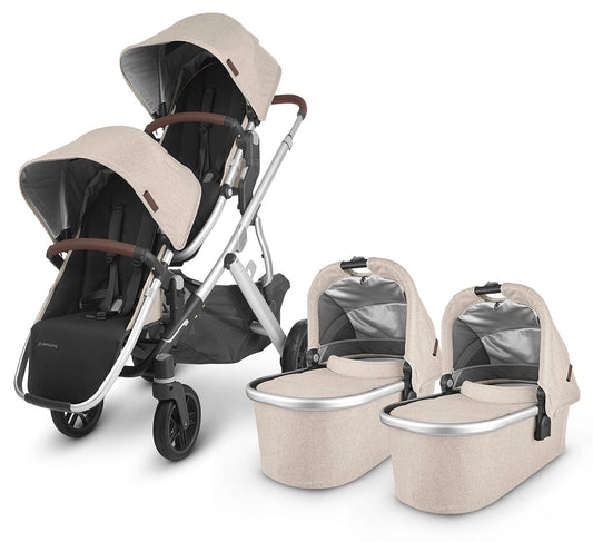 UPPAbaby VISTA V2 Twin Double Stroller Bundle - Declan