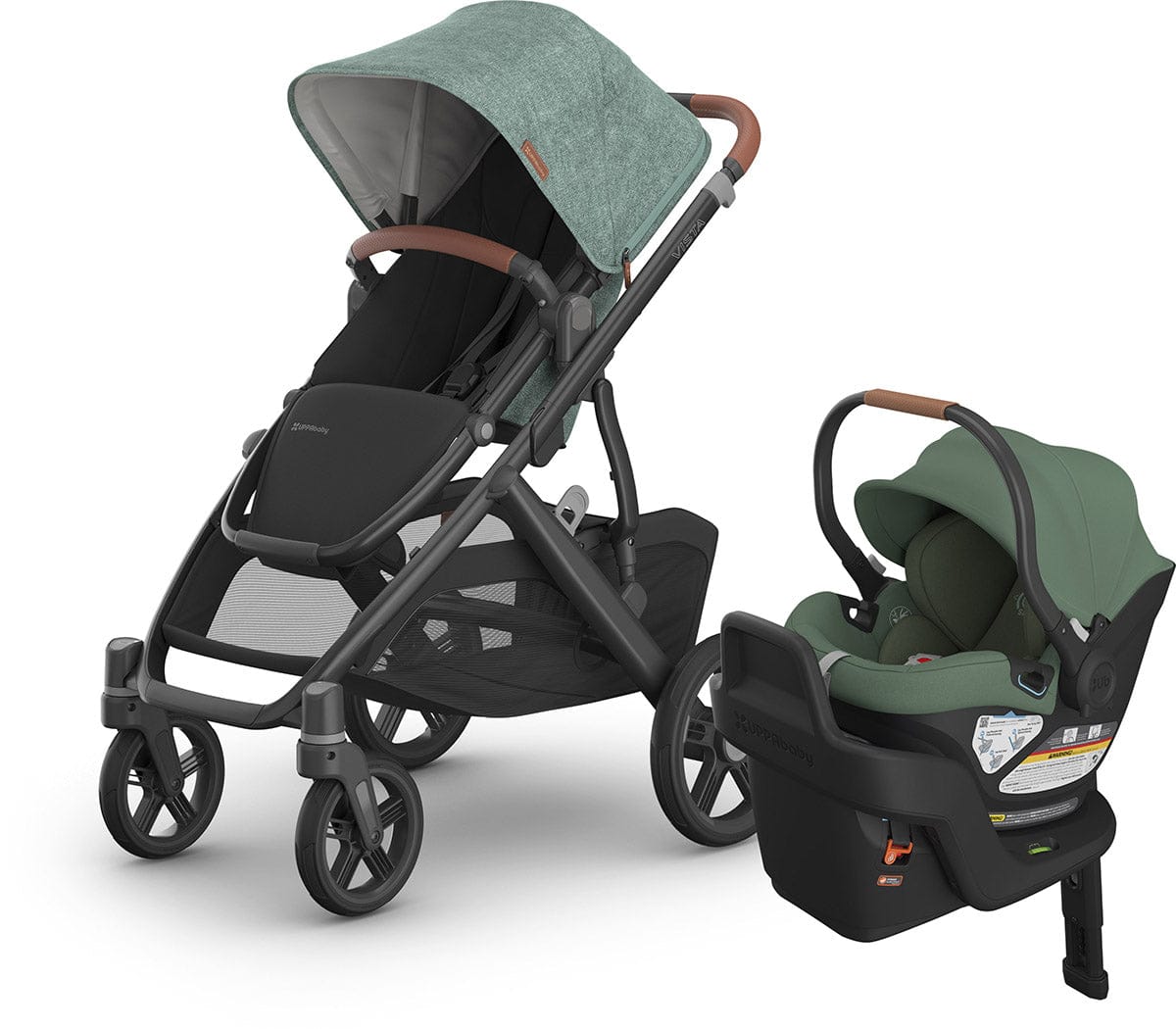 UPPAbaby Vista V3 + Aria Travel System Bundle - Gwen / Gwen - TRVL-ARIA-0303-VSO-NA-GWN