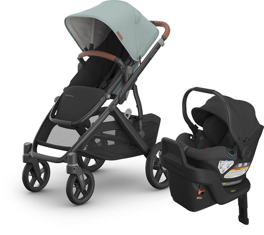 UPPAbaby Vista V3 + Aria Travel System Bundle - Kenzi / Jake - TRVL-ARIA-0303-VSO-NA-KNZ