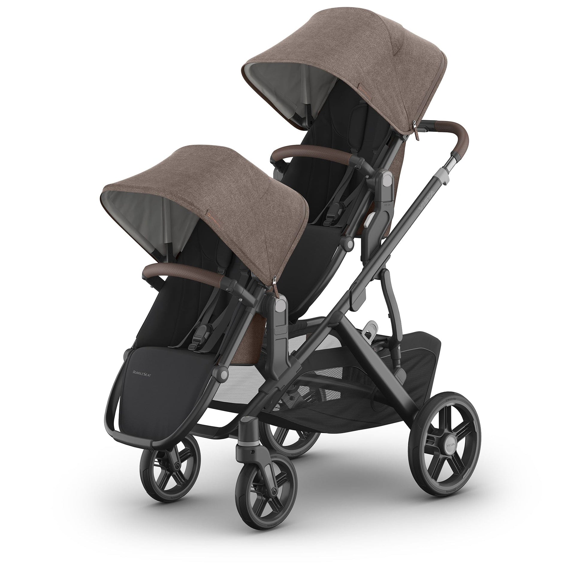 UPPAbaby Vista V3 Double Stroller with RumbleSeat V3 Bundle