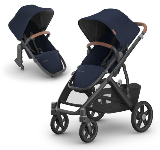 UPPAbaby VISTA V3 Double Stroller with V2+ Rumbleseat Bundle - Noa - DBL-0303-VSO-NA-NOA
