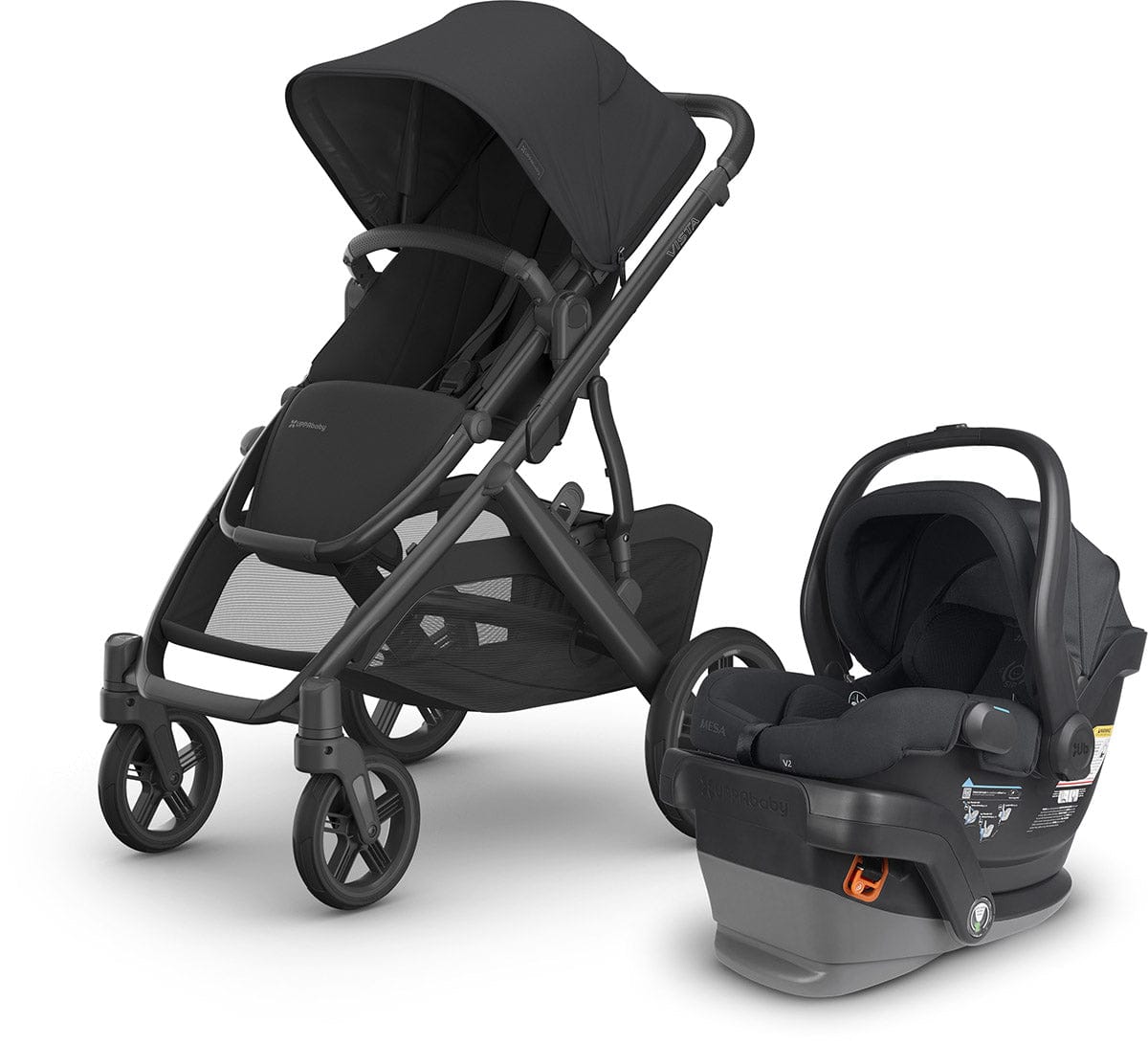 UPPAbaby Vista V3 + MESA V2 Travel System Bundle - Jake / Jake - TRVL-MESAV2-0303-VSO-NA-JKE