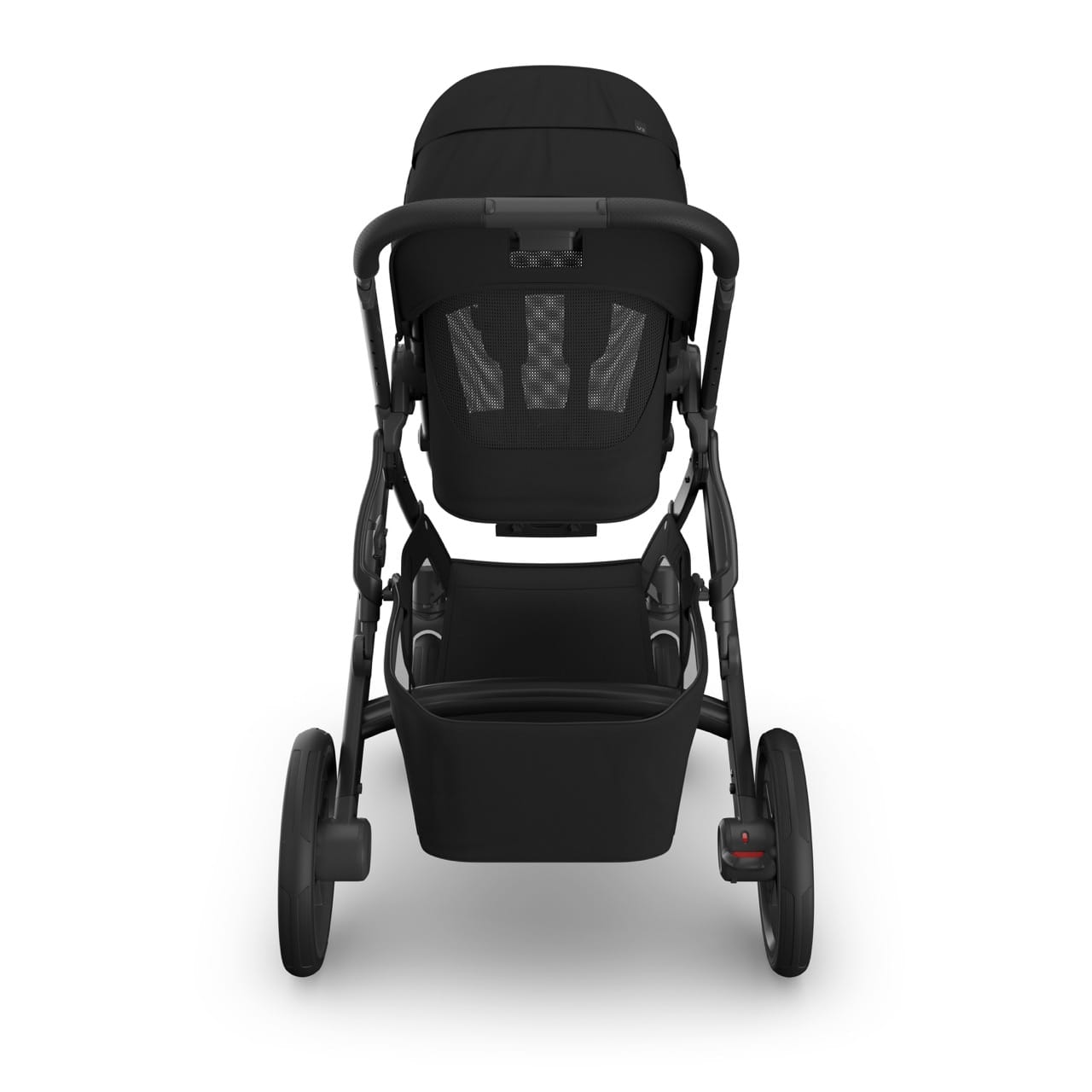 UPPAbaby Vista V3 Single-to-Double Stroller - James (Black / Carbon Frame / Black Leather) - 0303-VSO-NA-JMS