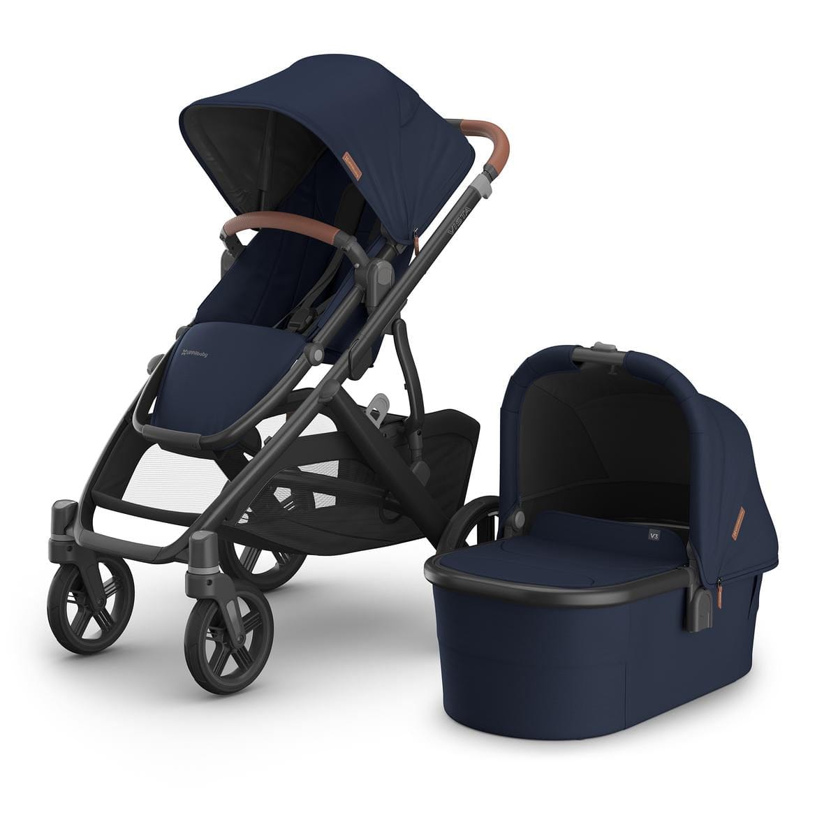UPPAbaby Vista V3 Stroller + Bassinet V3 Bundle - Noa - BAS-0303-VSO-NA-NOA