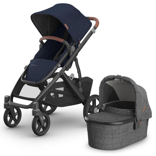 UPPAbaby Vista V3 Stroller + Bassinet V3 Bundle - Noa / Greyson - 0303-VSO-NA-NOA-0903-BAS-NA-GRY